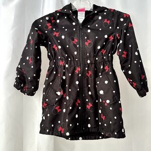 Disney Junior Minnie Mouse Toddler Girls Hooded Jacket 4T